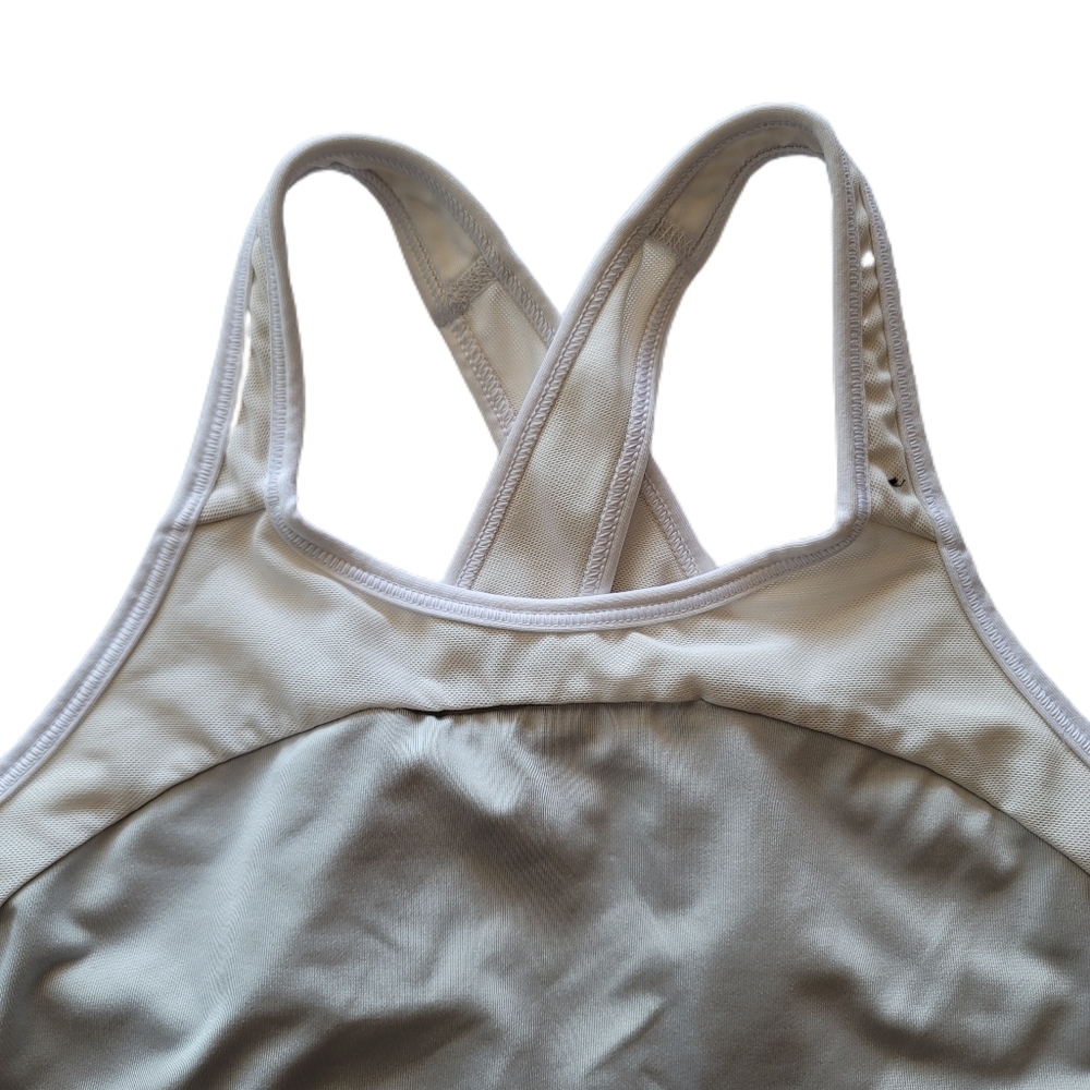 Nike Sports Bra M Medium Gray Dri Fit - Picture 3 of 5